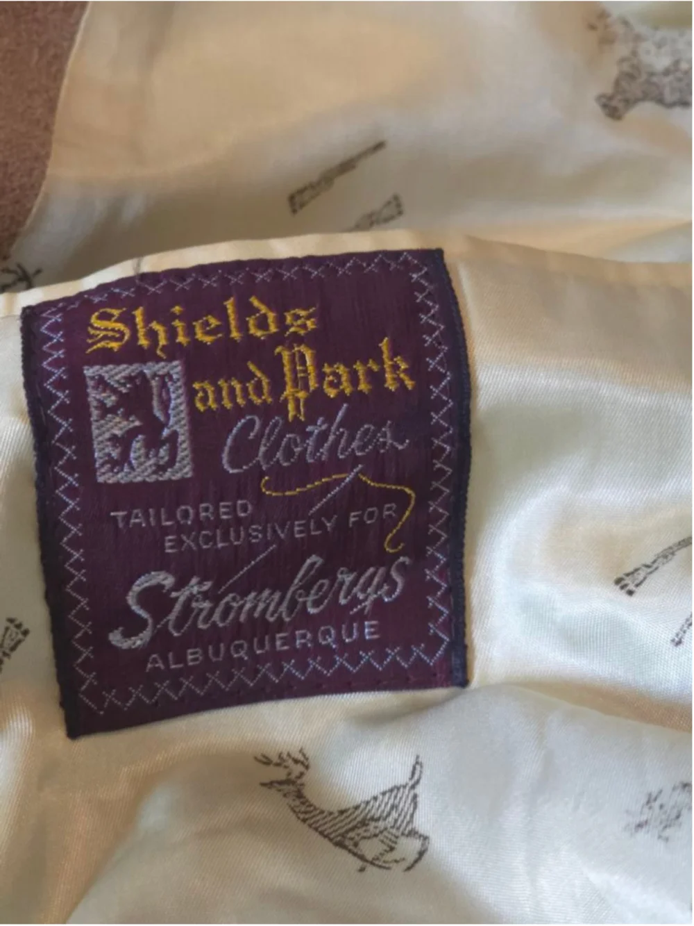 Shields and Park Clothes this pre